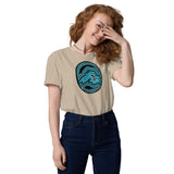 Lake Superior Blue Design Unisex organic cotton t-shirt