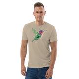 Humming Bird Design Unisex organic cotton t-shirt