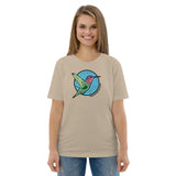 Humming Bird Agate Design Unisex organic cotton t-shirt