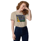 Wayne-Go Starry Agate Unisex organic cotton t-shirt