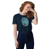 Lake Superior Blue Design Unisex organic cotton t-shirt