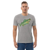 Wallie The Walleye Unisex organic cotton t-shirt