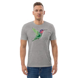 Humming Bird Design Unisex organic cotton t-shirt