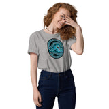 Lake Superior Blue Design Unisex organic cotton t-shirt