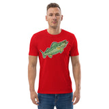 Wallie The Walleye Unisex organic cotton t-shirt