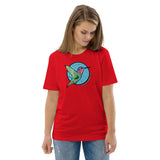 Humming Bird Agate Design Unisex organic cotton t-shirt