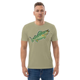 Wallie The Walleye Unisex organic cotton t-shirt