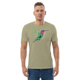 Humming Bird Design Unisex organic cotton t-shirt