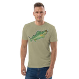 Wallie The Walleye Unisex organic cotton t-shirt