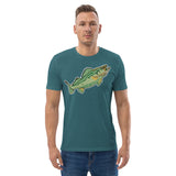 Wallie The Walleye Unisex organic cotton t-shirt