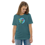 Humming Bird Agate Design Unisex organic cotton t-shirt