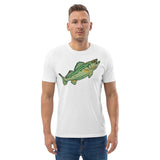 Wallie The Walleye Unisex organic cotton t-shirt