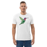 Humming Bird Design Unisex organic cotton t-shirt