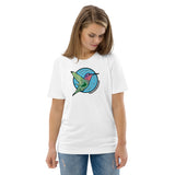 Humming Bird Agate Design Unisex organic cotton t-shirt