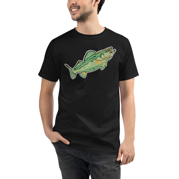 Wallie The Walleye Organic T-Shirts