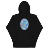 Dino Agate Blue Design Unisex Hoodie