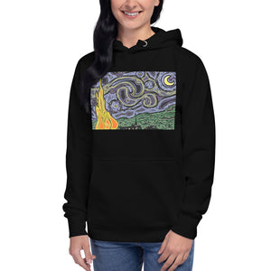 Wayne-Go Starry Agate Night Unisex Hoodie