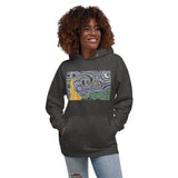 Wayne-Go Starry Agate Night Unisex Hoodie