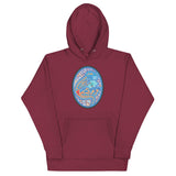 Dino Agate Blue Design Unisex Hoodie