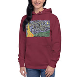 Wayne-Go Starry Agate Night Unisex Hoodie