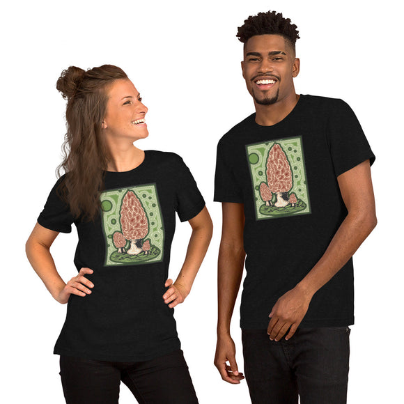 Morel Agate Forest Design Unisex t-shirt