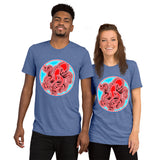 Octopus agate design Short sleeve t-shirt