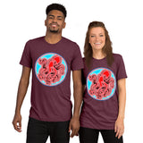 Octopus agate design Short sleeve t-shirt