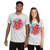 Octopus agate design Short sleeve t-shirt