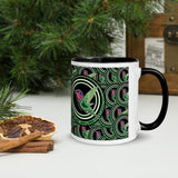 Humming Bird Design Mug with Color Inside