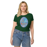 Dino Agate Blue Design Women’s basic organic t-shirt