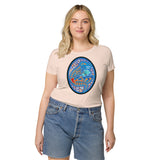 Dino Agate Blue Design Women’s basic organic t-shirt