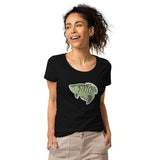 Carlos The Crappie Women’s basic organic t-shirt