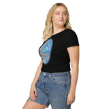 Dino Agate Blue Design Women’s basic organic t-shirt