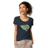 Carlos The Crappie Women’s basic organic t-shirt