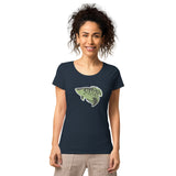 Carlos The Crappie Women’s basic organic t-shirt