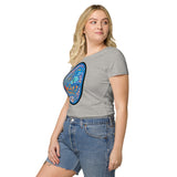 Dino Agate Blue Design Women’s basic organic t-shirt