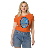 Dino Agate Blue Design Women’s basic organic t-shirt