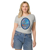 Dino Agate Blue Design Women’s basic organic t-shirt