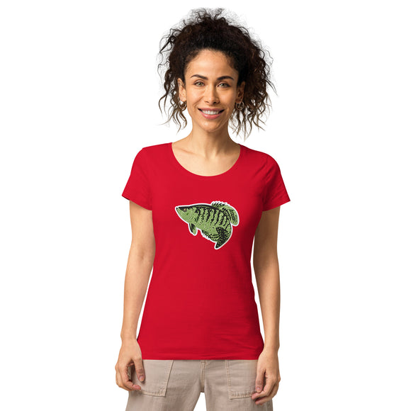 Carlos The Crappie Women’s basic organic t-shirt