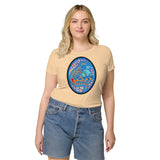 Dino Agate Blue Design Women’s basic organic t-shirt