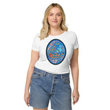 Dino Agate Blue Design Women’s basic organic t-shirt