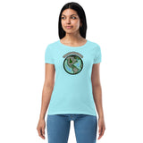 Wayne's World Agates Globe Women’s fitted t-shirt