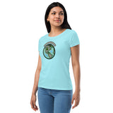 Wayne's World Agates Globe Women’s fitted t-shirt