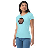 Heart lake Superior Agate Women’s fitted t-shirt