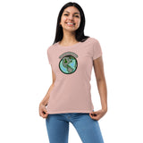 Wayne's World Agates Globe Women’s fitted t-shirt