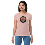 Heart lake Superior Agate Women’s fitted t-shirt