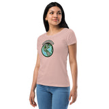 Wayne's World Agates Globe Women’s fitted t-shirt