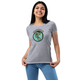 Wayne's World Agates Globe Women’s fitted t-shirt