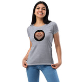 Heart lake Superior Agate Women’s fitted t-shirt