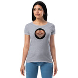 Heart lake Superior Agate Women’s fitted t-shirt